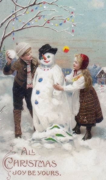 kids-snowman