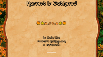 Harvest Is Gathered