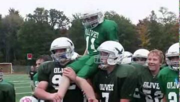 Middle School Football Players Execute Life Changing Play