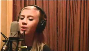 12 Year Old Lauren Marie Presley – Elvis Relative – Singing A Little Bit Stronger