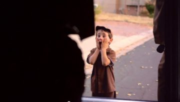 4-Year-Old Becomes UPS Driver