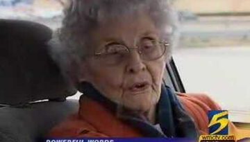 92-Year-Old Woman Brings Would-Be Robber to Tears