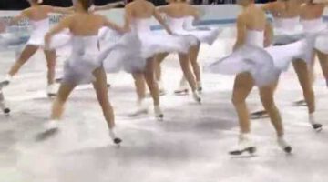 Russian Synchronized Skating Team Wows the Audience