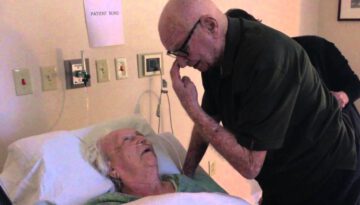Man Sings to 93 Year Old Dying Wife