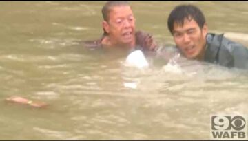 Incredible Rescue in Baton Rouge Floodwater