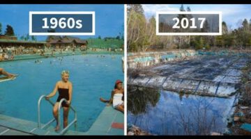 1960s Postcards in Real Life Then vs. Now