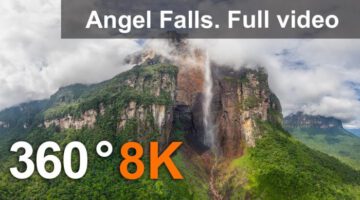 The Highest Waterfall in the World in 360°