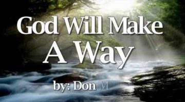 God Will Make A Way – Don Moen