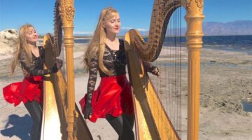 Closer to the Heart (RUSH) Harp Twins