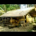 Off Grid Log Cabin Built by One Man