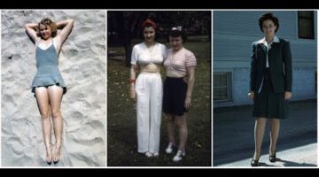 40 Amazing Color Photos Showing Everyday Women’s Style of the 1940s