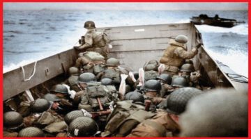 Never Before Seen Color Photos from D-Day Landings in Normandy