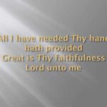 Great Is Thy Faithfulness - Chris Rice