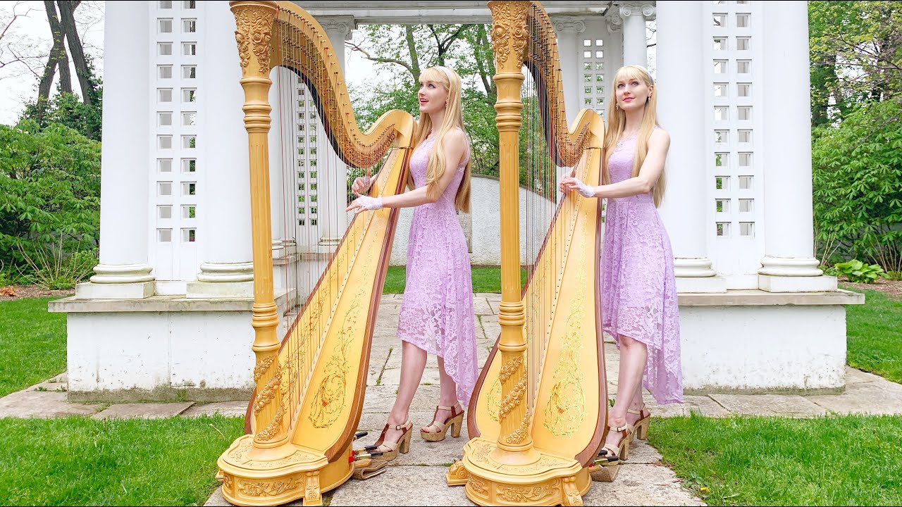 In the Garden - Harp Twins