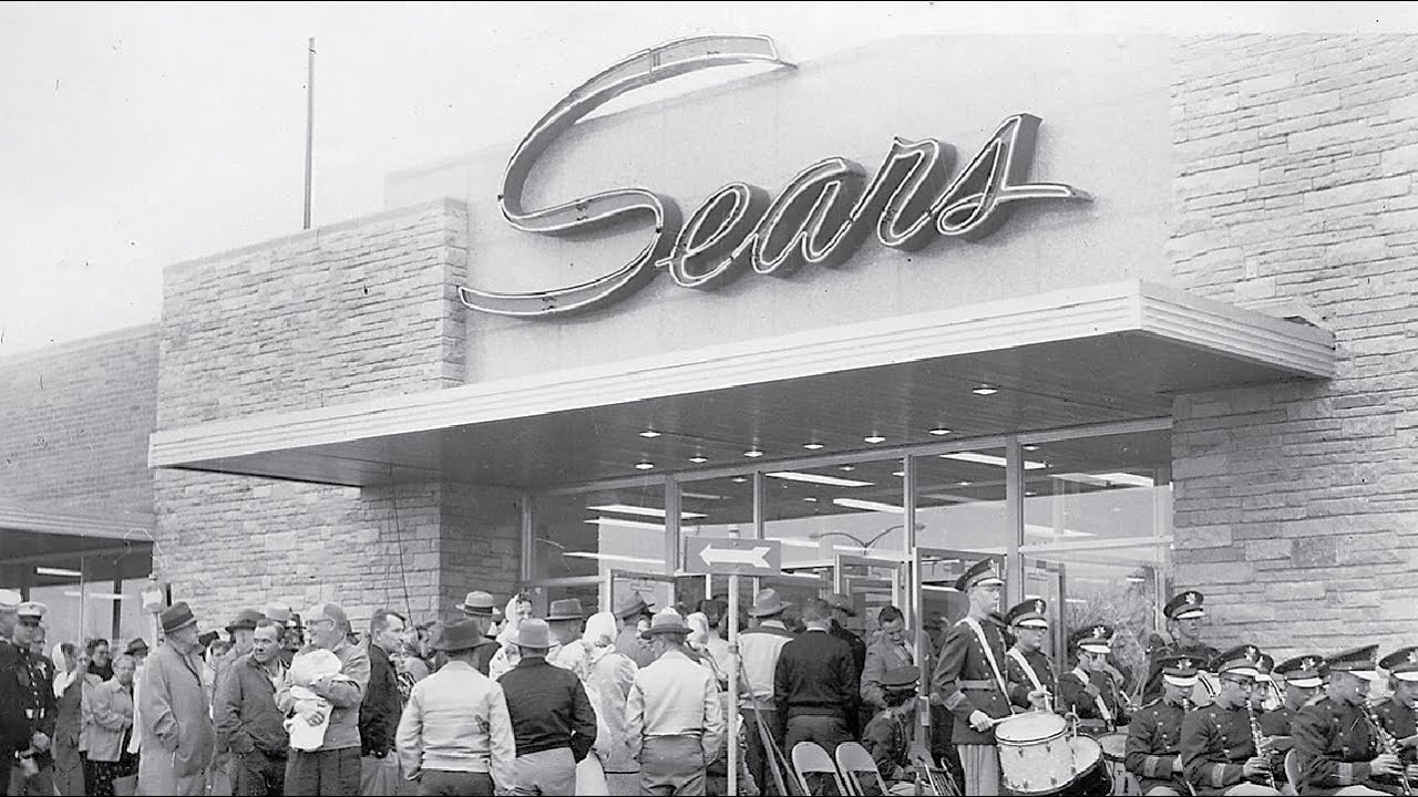 Shopping at Sears in the 1950s