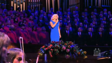 Katherine Jenkins and the Mormon Tabernacle Choir sing “The Prayer”