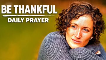 An Inspired Prayer For Thanksgiving To God
