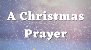 A Christmas Prayer