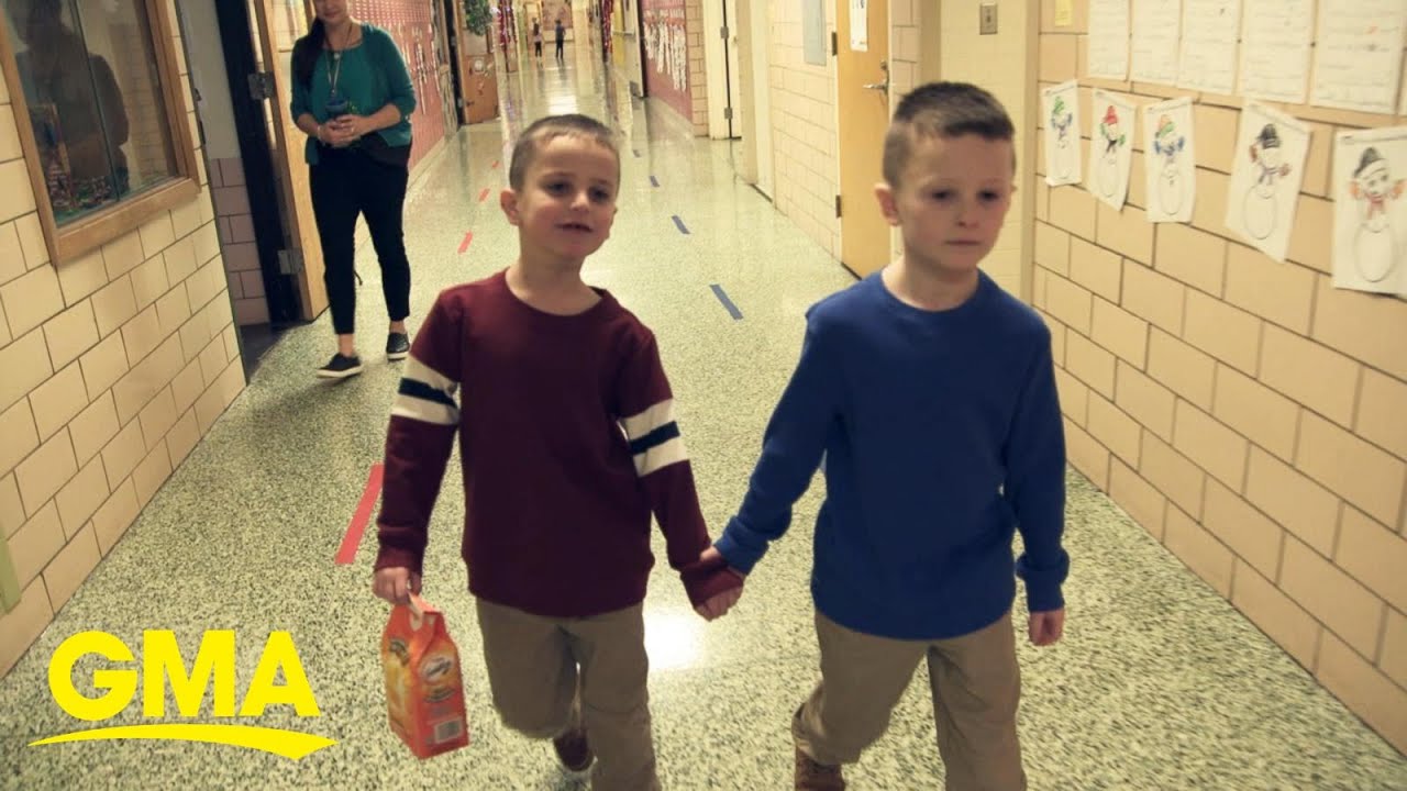 Brothers’ Heart-Warming Routine Inspires School