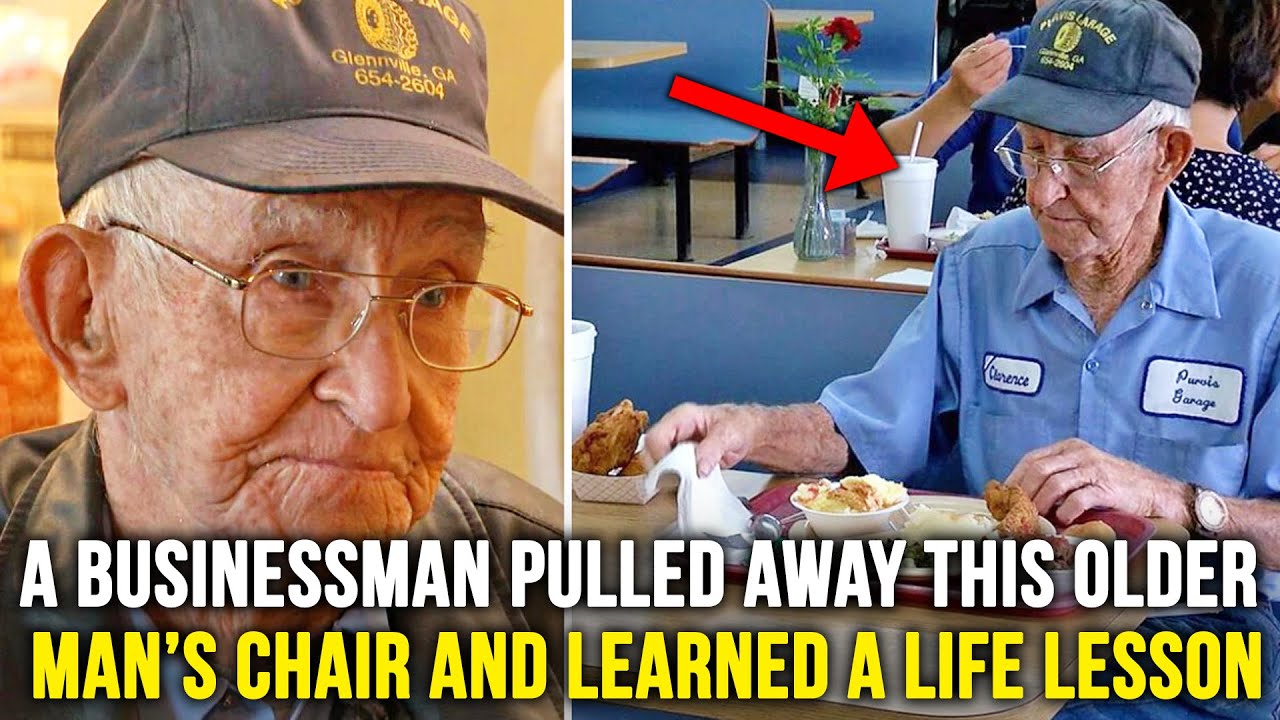 Businessman Pulled Away This Older Man’s Chair at a Restaurant and Learned a Life Lesson