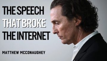5 Minutes for the Next 50 Years – Mathhew McConaughey Motivational Speech