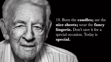 49 Life Lessons, Written by a 90 Year Old