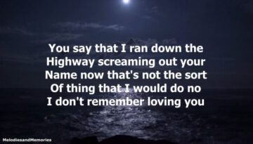 I Don’t Remember Loving You – John Conlee