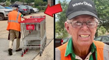 90-Year-Old Pushes Carts To Afford Food, So A Stranger Takes Matters Into Her Own Hands