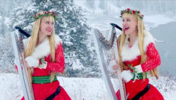 Winterberry Waltz – Harp Twins