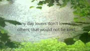 Rainy Day People – Gordon Lightfoot